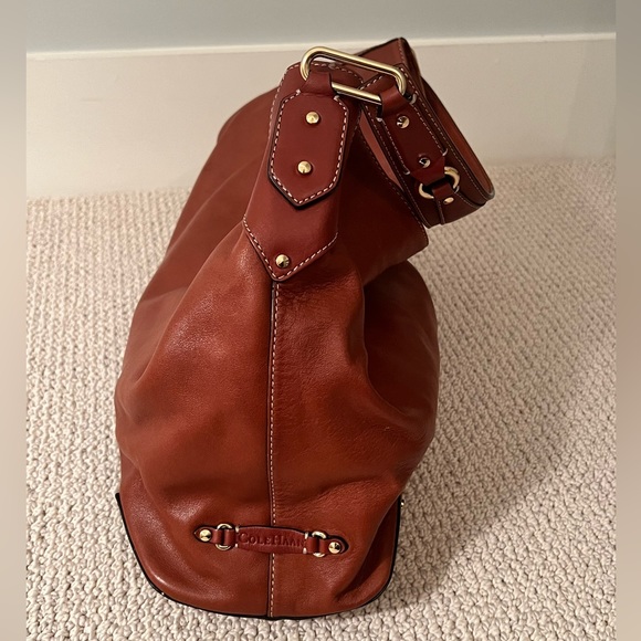 Cole Haan Leather Hobo Shoulder Bag - Picture 9 of 16